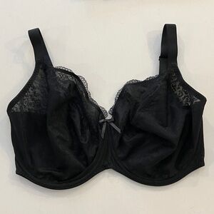 Freya NWT Lace Underwire Sheer Balcony Bra - in Black